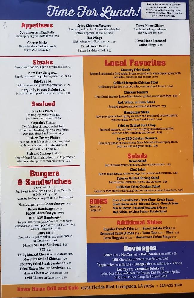 Down Home Cafe Menu image 1