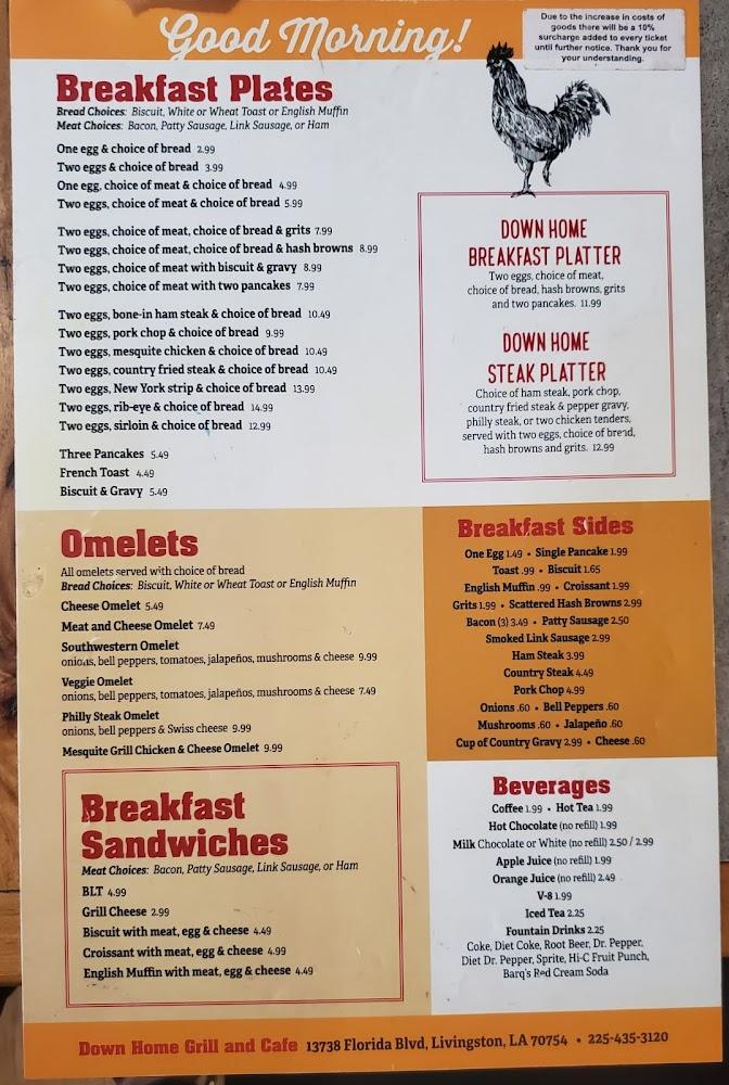Down Home Cafe Menu image 2